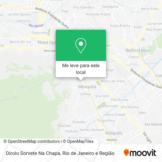 Dirolo Sorvete Na Chapa mapa