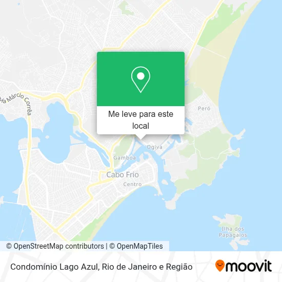 Condomínio Lago Azul mapa