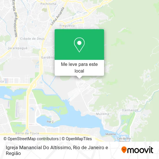 Igreja Manancial Do Altíssimo mapa