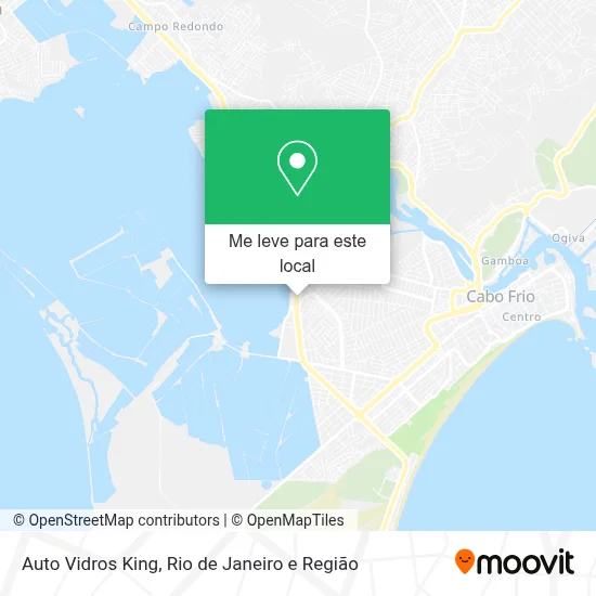 Auto Vidros King mapa