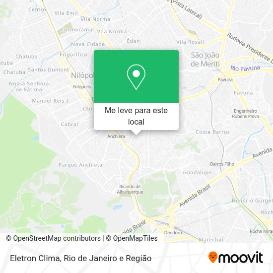 Eletron Clima mapa