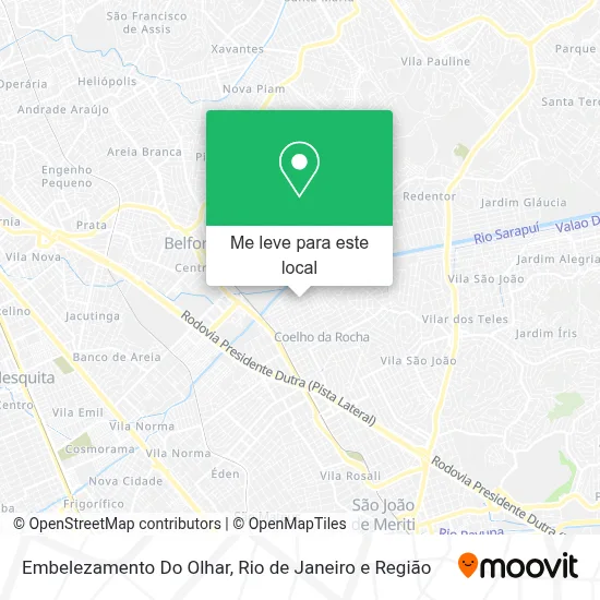 Embelezamento Do Olhar mapa