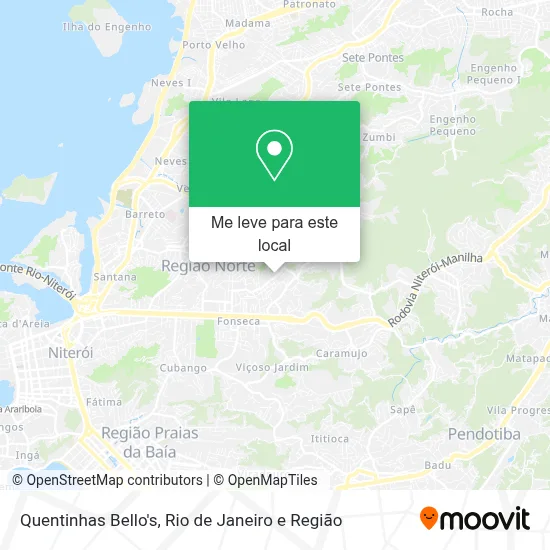 Quentinhas Bello's mapa