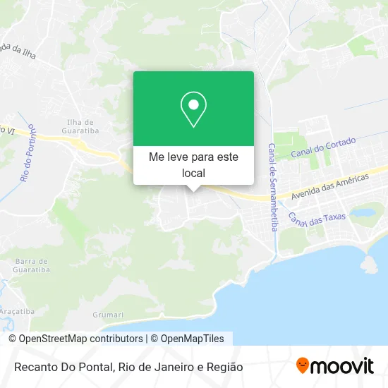 Recanto Do Pontal mapa