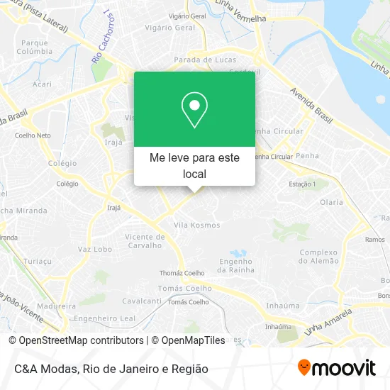 C&A Modas mapa