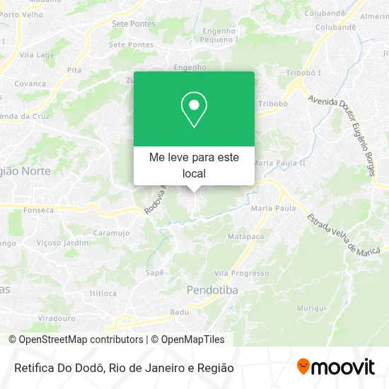 Retifica Do Dodô mapa
