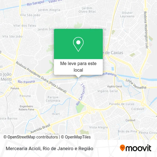 Mercearia Acioli mapa