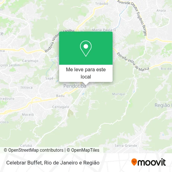 Celebrar Buffet mapa