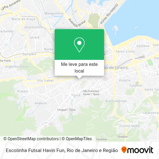 Escolinha Futsal Havin Fun mapa