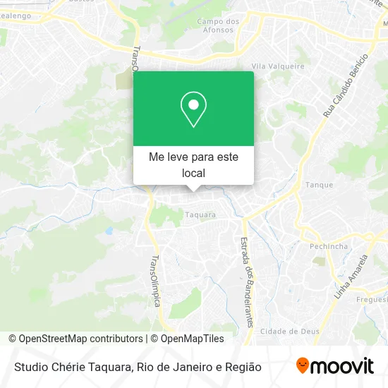 Studio Chérie Taquara mapa