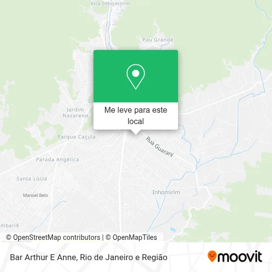 Bar Arthur E Anne mapa