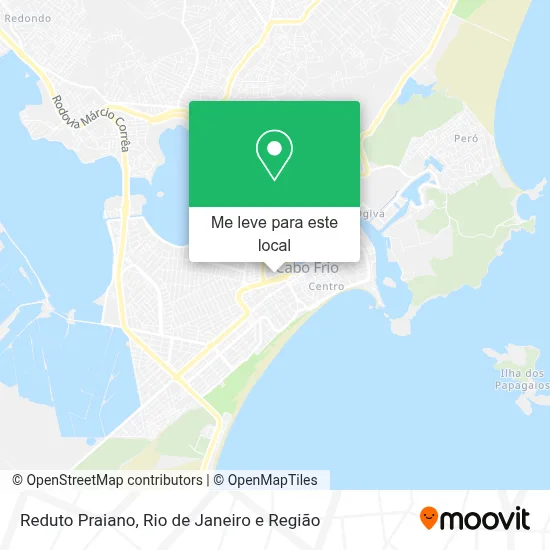 Reduto Praiano mapa