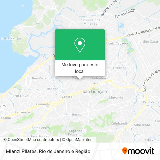 Mianzi Pilates mapa