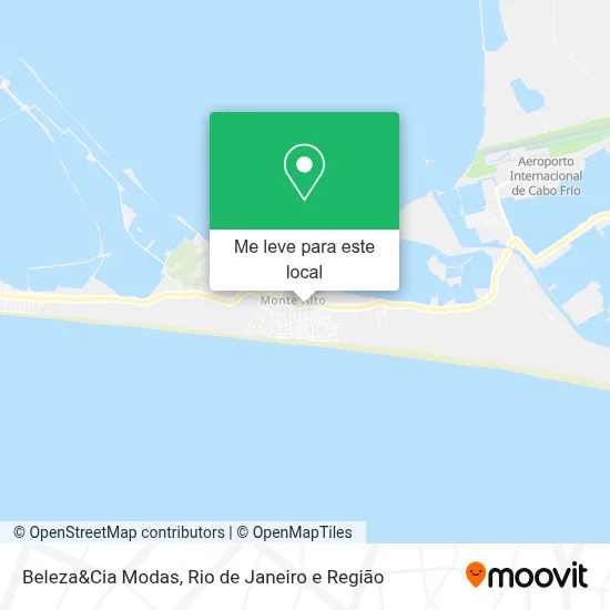 Beleza&Cia Modas mapa