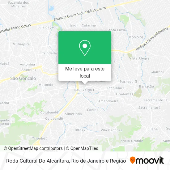 Roda Cultural Do Alcântara mapa