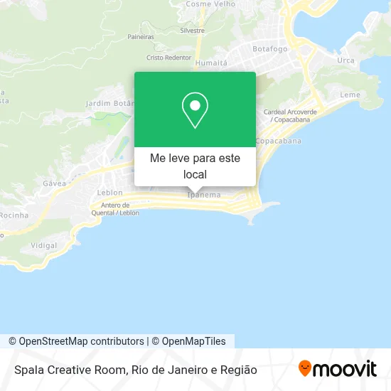 Spala Creative Room mapa