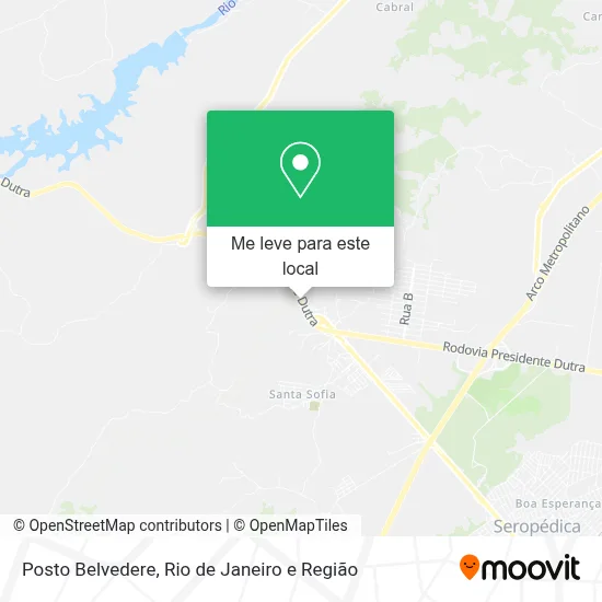 Posto Belvedere mapa