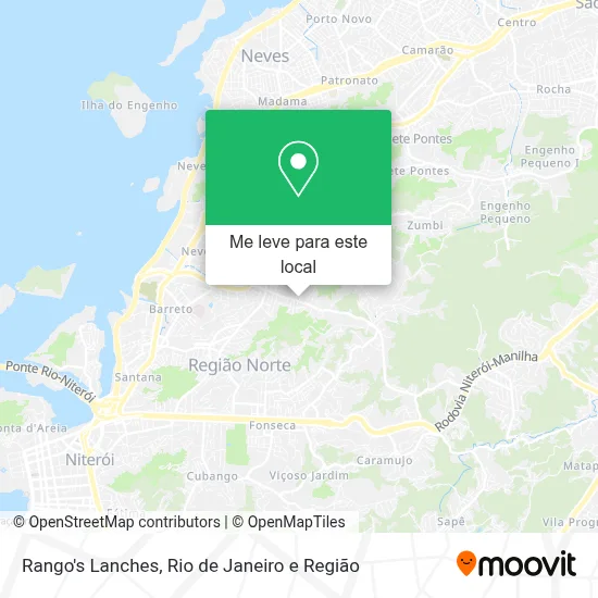 Rango's Lanches mapa