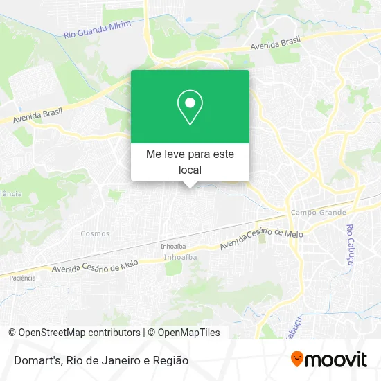 Domart's mapa