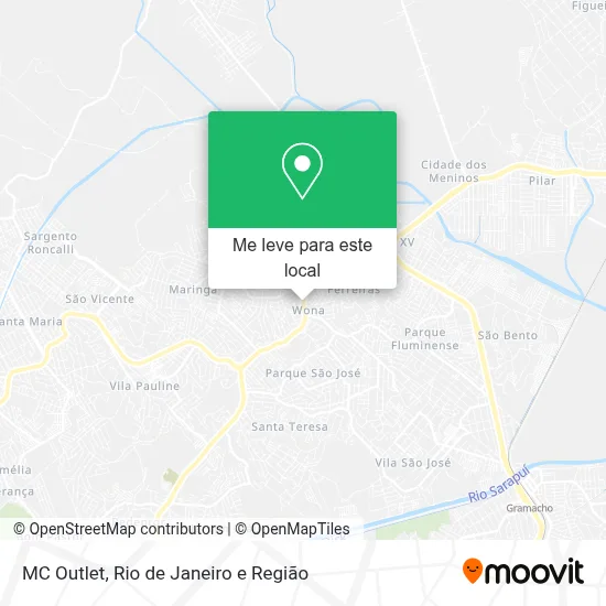 MC Outlet mapa
