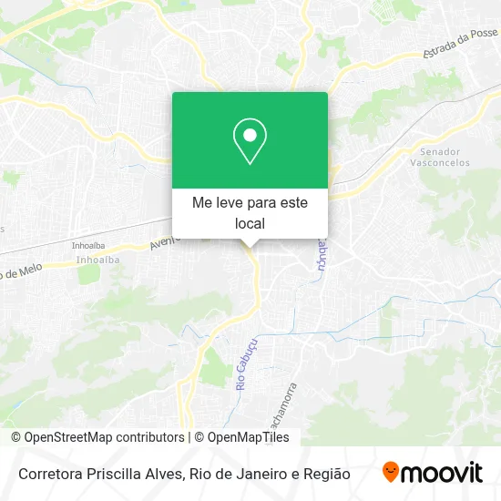 Corretora Priscilla Alves mapa