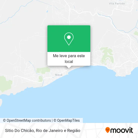Sitio Do Chicão mapa