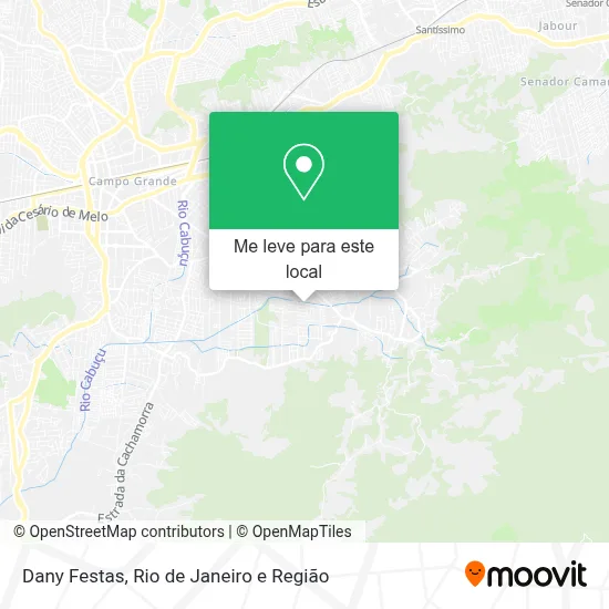 Dany Festas mapa