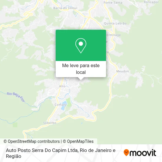 Auto Posto Serra Do Capim Ltda mapa