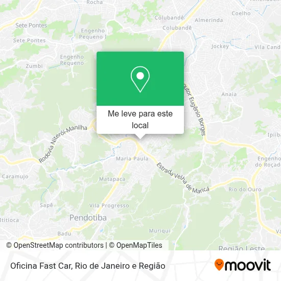Oficina Fast Car mapa