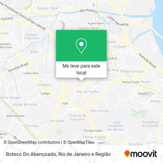 Boteco Do Abençoado mapa