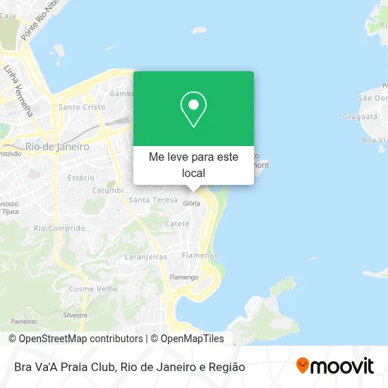 Bra Va'A Praia Club mapa