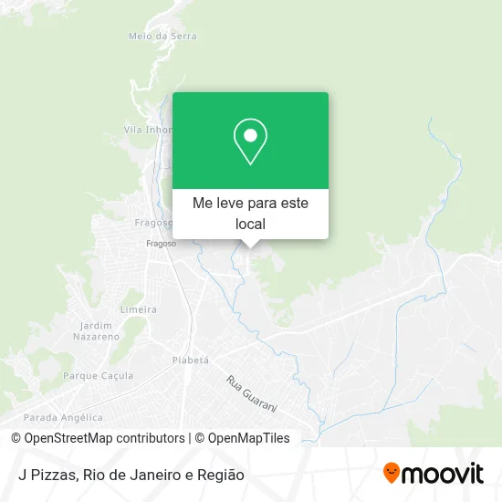 J Pizzas mapa