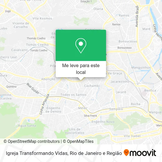 Igreja Transformando Vidas mapa