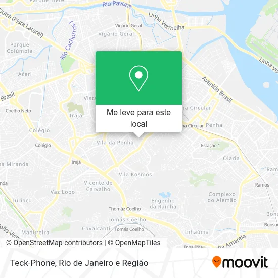 Teck-Phone mapa