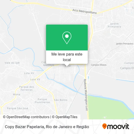 Copy Bazar Papelaria mapa