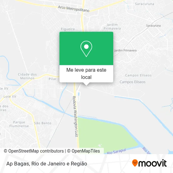 Ap Bagas mapa