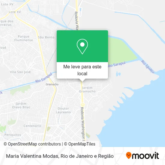 Maria Valentina Modas mapa