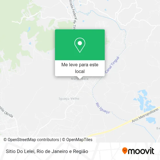 Sitio Do Lelei mapa