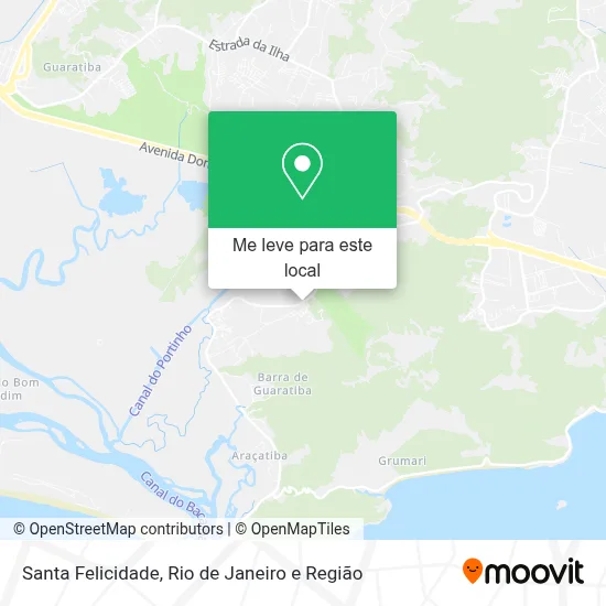 Santa Felicidade mapa