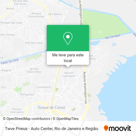 Twve Pneus - Auto Center mapa