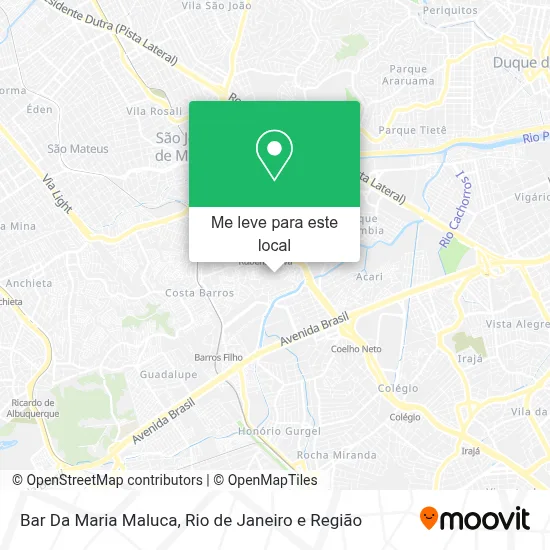 Bar Da Maria Maluca mapa
