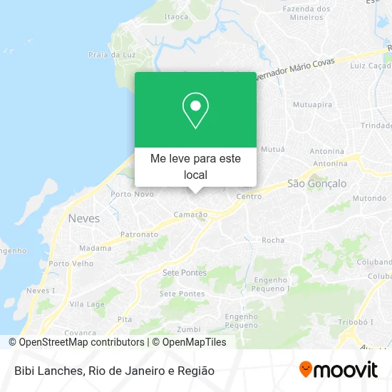 Bibi Lanches mapa