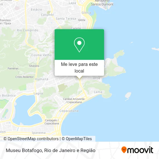 Museu Botafogo mapa