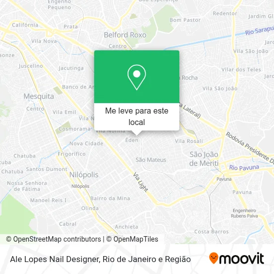 Ale Lopes Nail Designer mapa