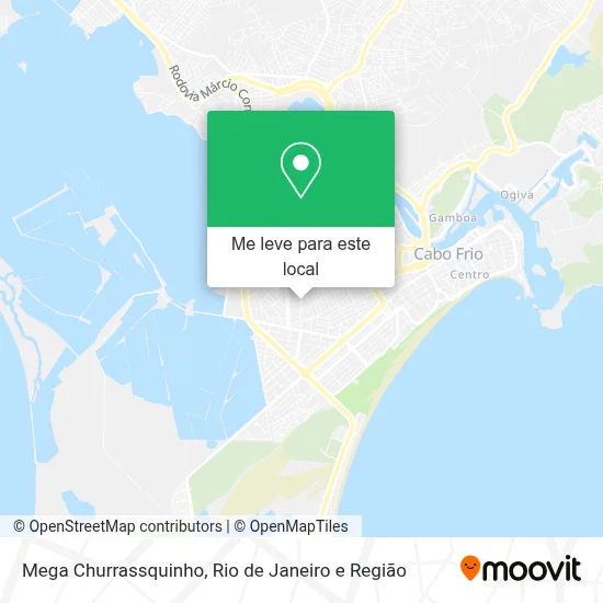 Mega Churrassquinho mapa