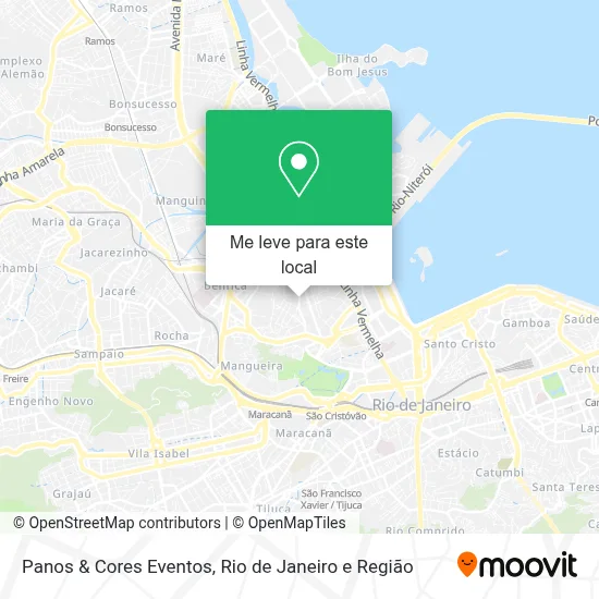 Panos & Cores Eventos mapa