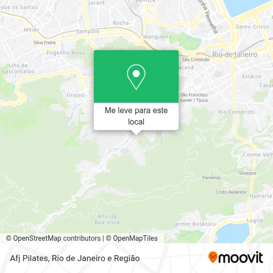 Afj Pilates mapa