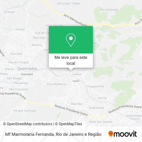 Mf Marmoraria Fernanda mapa