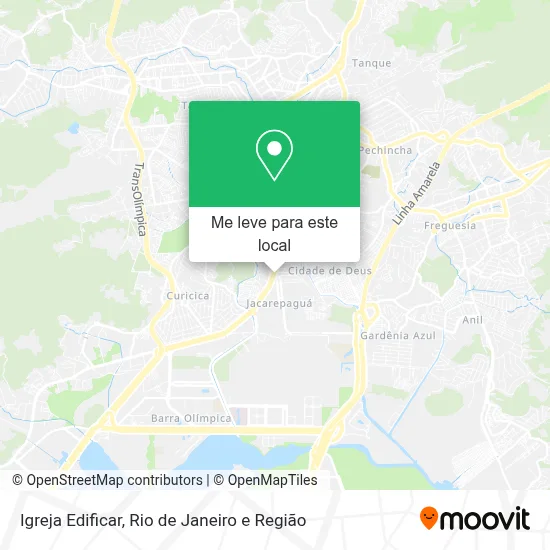 Igreja Edificar mapa
