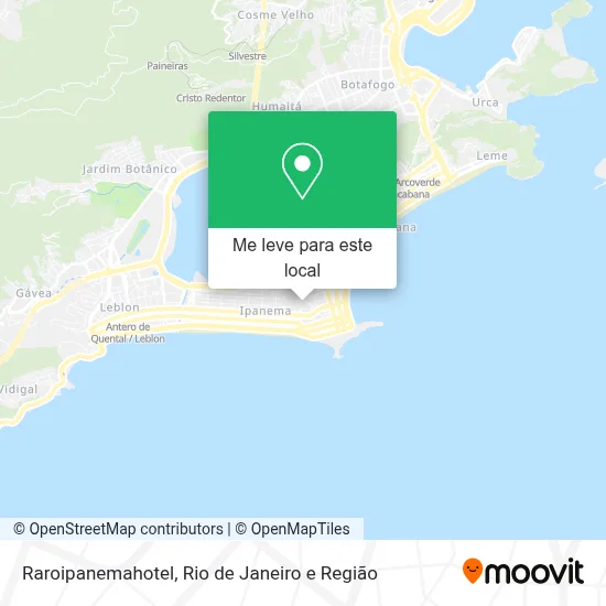 Raroipanemahotel mapa